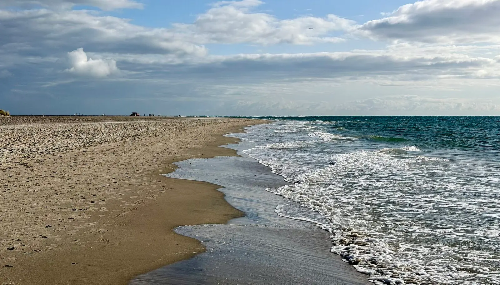Grenen bei Skagen, wo Skagerrak und Kattegat aufeinandertreffen